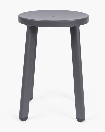 Soda Aluminium Bar Stool - Anthracite, 45Cm