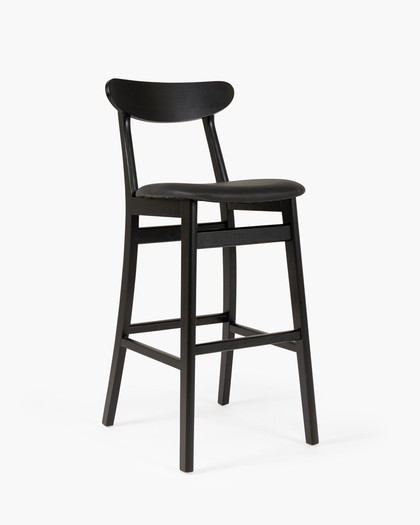 Victoria Bar Stool - Black, 75Cm
