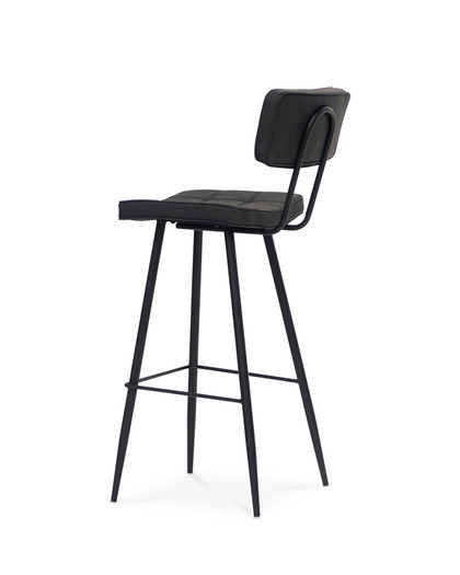 Walter Barstool - Anthracite, 75Cm