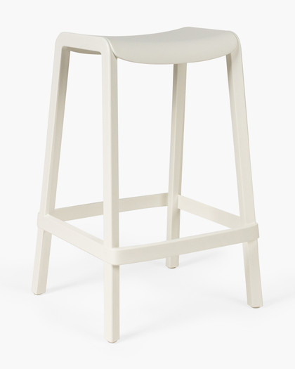 Dome 267 Bar Stool - White, 65Cm