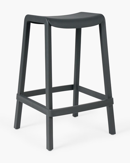Dome 267 Bar Stool - Anthracite, 65Cm
