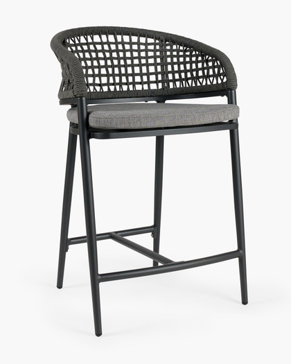 Noah Barstool - Charcoal, 65Cm