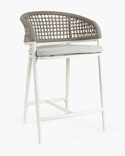 Noah Barstool - White, 65Cm