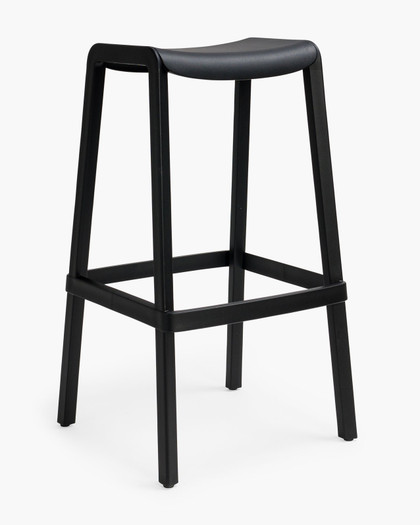 Dome 268 Bar Stool - Black, 76Cm