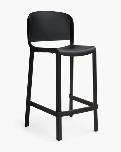 Dome 262 Bar Stool - Black, 66.5Cm