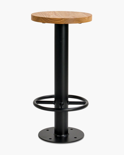Bolton Barstool - Black, 66Cm