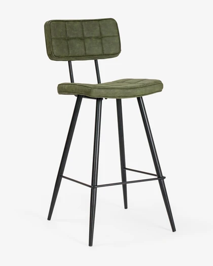 Walter Bar Stool - Forest Green, 65Cm