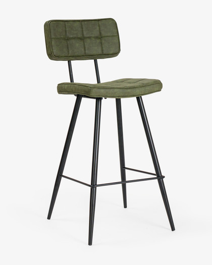 Walter Bar Stool - Forest Green, 65Cm