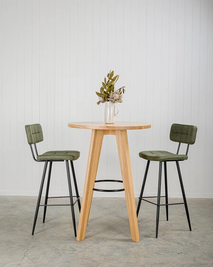 Walter Bar Stool - Forest Green, 75Cm