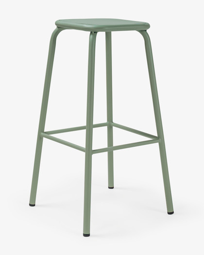 Pedro Bar Stool - Soft Green, 78Cm