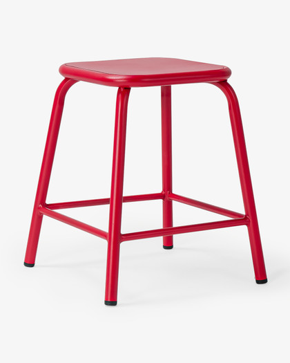Pedro Bar Stool - Red, 47Cm