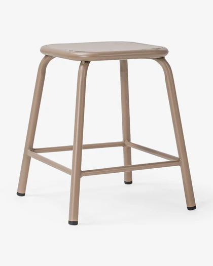 Pedro Bar Stool - Taupe, 47Cm