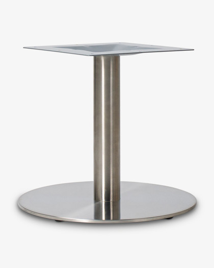 Orion Round Coffee Table Base - 50Cm, Stainless Steel