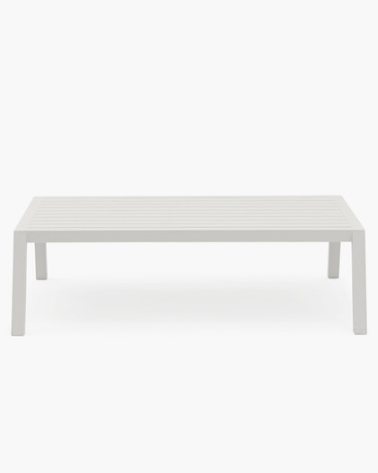 Leigh Outdoor Coffee Table, Large  - White