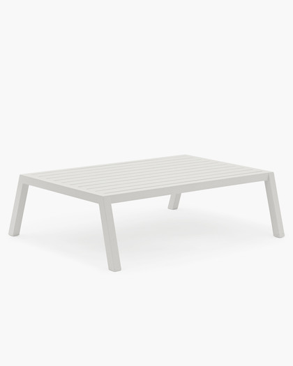 Leigh Outdoor Coffee Table, Large  - White