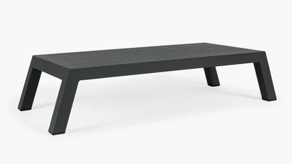 Cintesi Leigh Outdoor Coffee Table, Medium - Charcoal 
