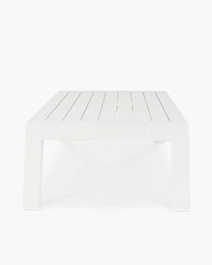 Leigh Outdoor Coffee Table, Medium  - White