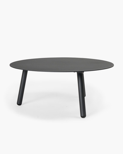Arc Outdoor Coffee Table - 80Cm Dia, Charcoal