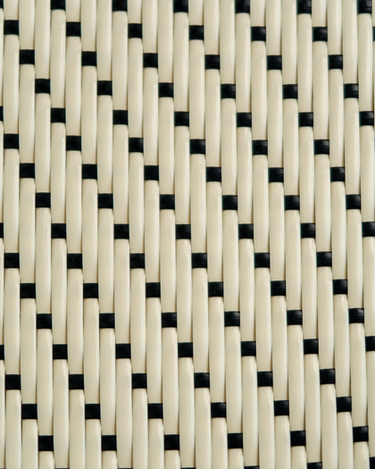 Fleur Chair - Ivory/Black