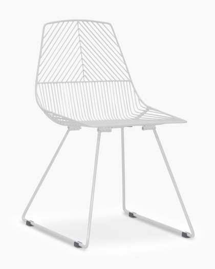 Johnny Wire Chair - White