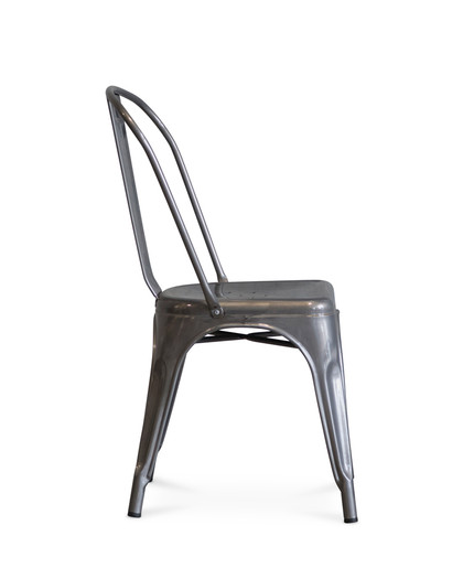 Tolix Replica Chair - Raw Metal Varnish