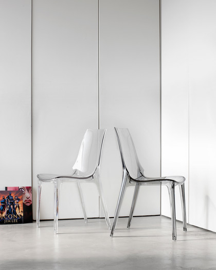 Vanity Chair - Transparent