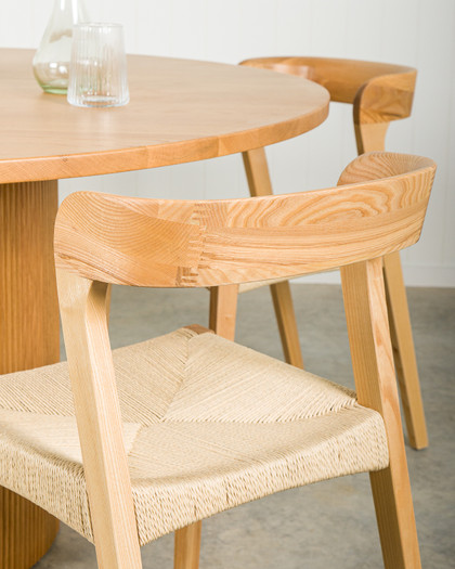 Grace Chair - Natural, Natural Rope Seat