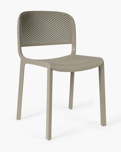 Dome 261 Chair - Beige, perforated