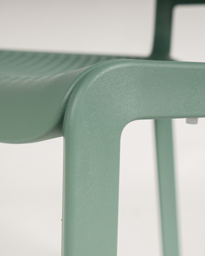 Dome 261 Chair - Light Green, perforated