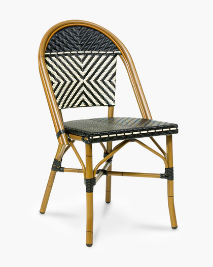 Chloe Chair -  Ivory/Black