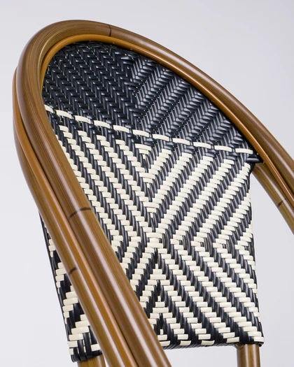 Chloe Chair -  Ivory/Black