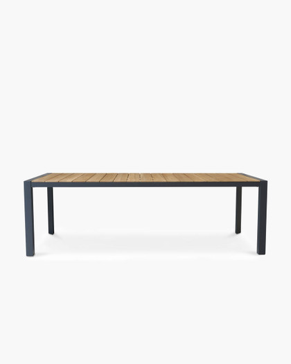 Karaka Outdoor Table - 240X100Cm Charcoal