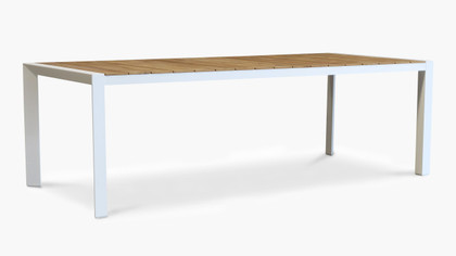 Cintesi Karaka Outdoor Table - 240X100Cm, White 