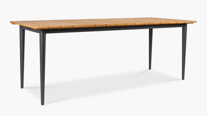 Whitford Outdoor Table - 210X90Cm, Charcoal
