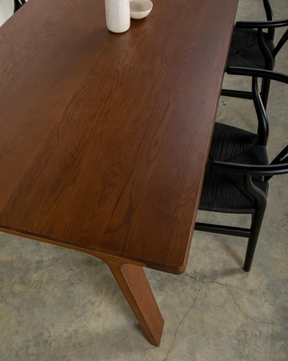 Cintesi Harrison Dining Table - 220X100cm, Dark Oak 
