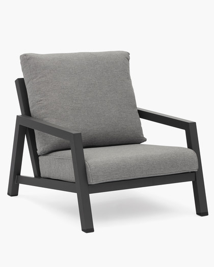 Leigh Outdoor Armchair - Charcoal