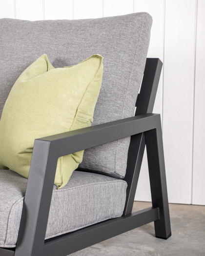 Leigh Outdoor Armchair - Charcoal