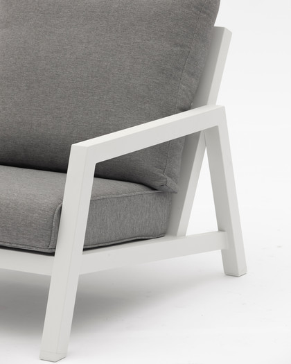 Leigh Outdoor Armchair - White