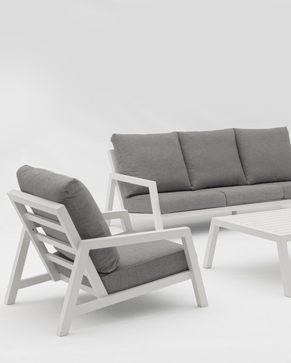 Leigh Outdoor Armchair - White