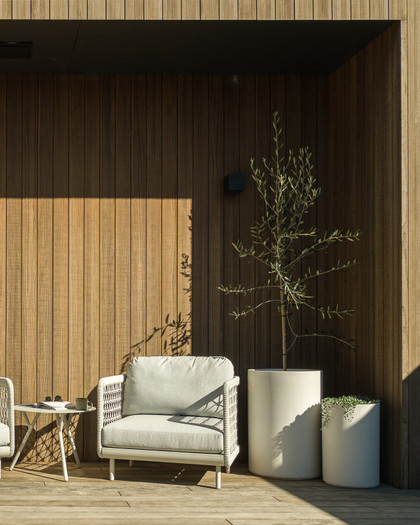 Waiheke Outdoor Armchair - Light Grey