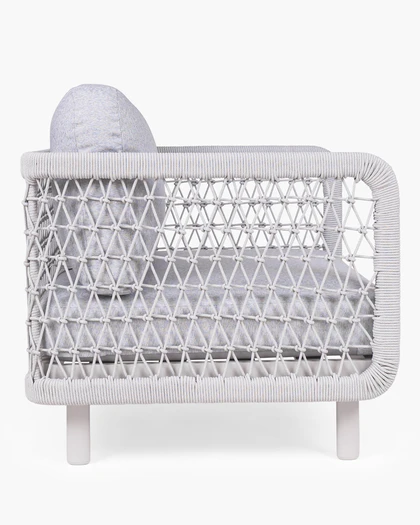 Waiheke Outdoor Armchair - Light Grey