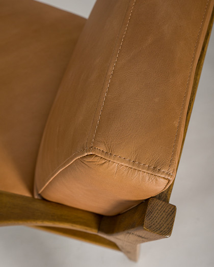 Alexander Leather Armchair - Tan
