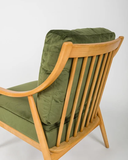 Cintesi Farrah Fabric Armchair - Green 