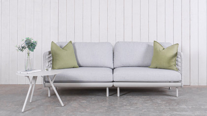 Waiheke Outdoor 2 Seater - Light Grey