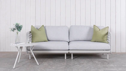 Waiheke Outdoor 2 Seater - Light Grey