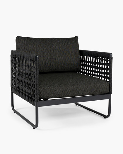 Corsica Outdoor Armchair - Charcoal