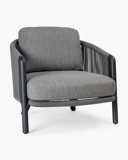Arc Outdoor Armchair - Charcoal