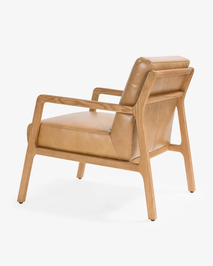 Cintesi Felix Leather Armchair - Nutt Tan 