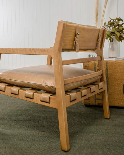 Cintesi Barnaby Leather Armchair - Nutt Tan 