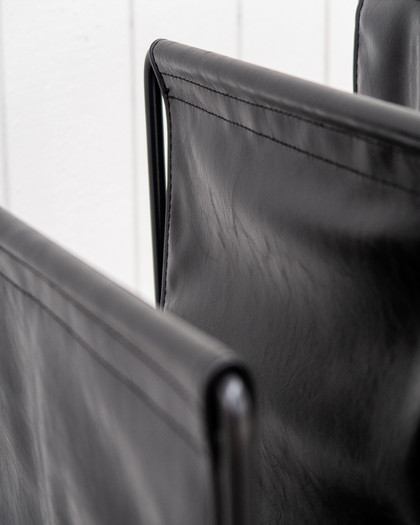 Magazine Holder - Black Pu